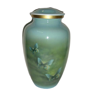 Top tendance oiseaux volants sculpture décorative solide métallique crémation urne funéraire commémorative cendres urne pour commémorer aimé - Product Image 2