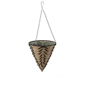 Modern Minimalist <b>Wire</b> Metal Planter Indoor Outdoor Home Decor Trending Pots With Ceiling Hanging Design Wall Hanging <b>Basket</b> - Product Image 1