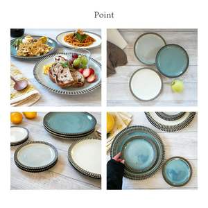 Cuencos para servir Restaurante Juego de platos de comida de cerámica Platos de vajilla de porcelana de lujo - Product Image 6