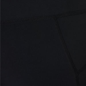 Pantalones cortos de gimnasio sin costuras negros personalizados para mujer Diseño de cintura alta Entrenamiento Tela elástica Deporte Activo Fitness Yoga Leggings - Product Image 6