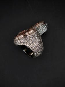 Iced Baguette Croix Bague Hip Hop Déclaration Bijoux En Argent Passe Diamant Test-Montre/Bague Cadeau - Product Image 4