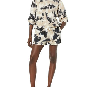 Sudadera con capucha recortada multicolor de alta calidad OEM para mujer, sudaderas con capucha cálidas de cuello redondo para mujer, Sudadera con capucha para mujer - Product Image 4