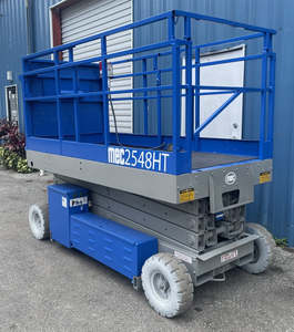 CE sertifikalı dizel Mini belden hidrolik makaslı kaldırma platformu 5.8m yükseklik hava masa fabrika doğrudan Supply-1000kg yük - Product Image 1