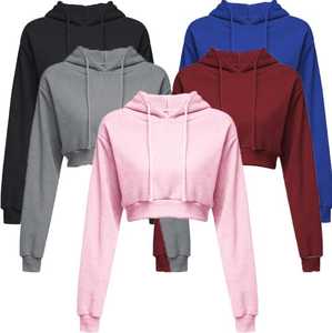 Sweat décontracté de haute qualité pour femmes manteau court automne hiver Sport pull hauts à capuche nouvelle mode brodé Style tricoté - Product Image 1