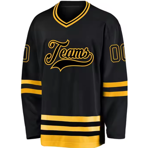 Jersey de Hockey Transpirable de Malla Personalizado de Alta Calidad con Cordones, Logotipo Rojo Sublimado, Jersey de Hockey sobre Hielo para Equipo Adulto - Product Image 5