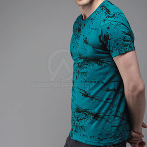 เสื้อยืดลำลองผู้ชายคุณภาพสูง พิมพ์ลายแบบซับลิเมชั่น คอกลม แขนสั้น ผ้าโพลีเอสเตอร์ สำหรับกิจกรรมกลางแจ้ง - Product Image 2