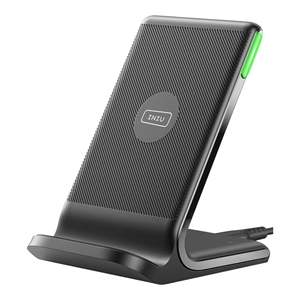 INIU 15W stazione di ricarica Wireless veloce con certificazione Qi e luce adattiva per dormire caricabatterie Wireless 5V/1A 20V uscite compatibili - Product Image 4