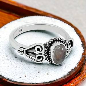 Cadeau délicat pour elle Bague de créateur de forme ovale en argent sterling 925 avec pierre précieuse en quartz rose naturel Prix de gros Fournisseurs en vrac - Product Image 2