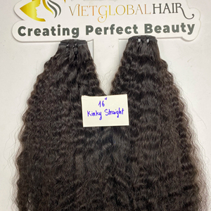 Cheveux cambodgiens vierges de haute qualité de 8 à 32 pouces, crépus droits pour cheveux humains non traités à double tirage, durée de vie de 5 ans - Product Image 2