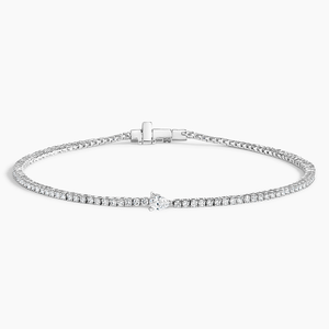 Pulsera de diamantes de moissanita de plata 925 de lujo de 8 pulgadas, joyería helada brillante con chapado en oro para uso diario en fiestas y bodas - Product Image 5
