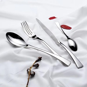 Best Quality Food Grade Modern Hotel Mirror Polishing <b>Flatware</b> Stainless Steel 304 Cutlery Set - Product Image 1