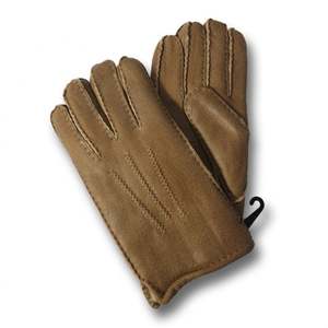 Nuevo diseño de guantes de cuero de moda para mujer, guantes de cuero de piel de cordero de doble cara - Product Image 5
