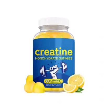 Gomitas de creatina de marca privada OEM y ODM para pastillas de crecimiento muscular, suplemento preentrenamiento, gomitas energéticas de Monohidrato de Creatina