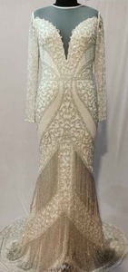 Suministro directo de fábrica Vestidos de cuentas de diseñador con intrincados bordados y detalles de cristal para boutiques y minoristas Venta - Product Image 2