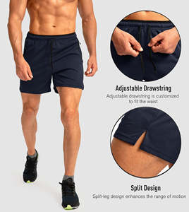 Pantalones Cortos Deportivos para Hombre, de Doble Capa, Secado Rápido, Transpirables, Cintura Elástica, Cómodos, Impermeables, Ecológicos, para Playa y Natación - Product Image 5