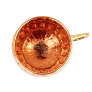 Taza de Cobre Puro para Moscow Mule, Diseño Redondo en Forma de Barril, con Capacidad de 530 ml, para Kit de Ahumador de Cócteles - Product Image 2