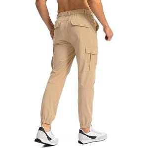 Man <b>Trouser</b> Breathable Pants Men's Casual Cargo Pants <b>Elastic</b> <b>Waist</b> Drawstring Sweatpants <b>Trousers</b> Cargo Style Pants - Product Image 2