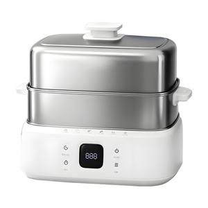 Piroscafo elettrico, pentola a vapore, macchina per la colazione, pentola integrata per cottura a vapore e stufatura, piroscafo multistrato in acciaio inossidabile - Product Image 6