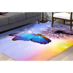 Tapis Papillon Pissenlit : Beauté Naturelle, Tapis Antidérapant, Tapis Doux à Poils Longs - Product Image 5
