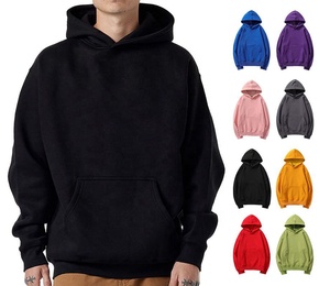 Sweat-shirt à capuche surdimensionné personnalisé pour homme, 100% coton, 500 GSM, de haute qualité, lourd, avec broderie personnalisée, pour l'hiver - Product Image 6