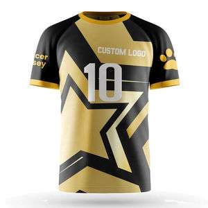 Camiseta de Fútbol Deportiva Sublimada Personalizada 2025, Último Diseño con Logotipo Personalizado, Venta al Por Mayor OEM, Camiseta de Fútbol Personalizada para Adultos - Product Image 3