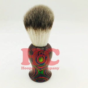 Brocha de Afeitar de Pelo Sintético para Hombre, Mango de Madera, Envío Inmediato, Oferta de Logotipo Personalizado, Brocha de Afeitar Húmeda Sostenible para Salón - Product Image 4