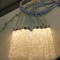 Cristal de haute qualité a mené des lumières de mariage de lumière acrylique de lustre pour l'usage d'hôtel