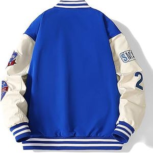 แจ็กเก็ตเลตเตอร์แมนสำหรับผู้ชายเสื้อกันหนาวแบบสตรีทมีฮู้ด OEM ใหม่เสื้อแจ็กเก็ตมีลายโลโก้ XL - Product Image 2