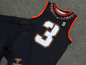 Vêtements de basket-ball personnalisés par sublimation, taille plus, maillot de basket-ball à séchage rapide, uniformes de basket-ball simples, shorts de basket-ball - Product Image 2