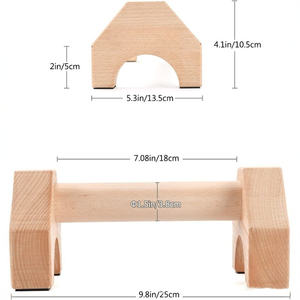 Barras de Ejercicio Personalizadas VIGFIT, Equipo de Gimnasio Deportivo, Calistenia en Casa, Paralelas de Madera Maciza, Juguetes - Product Image 2