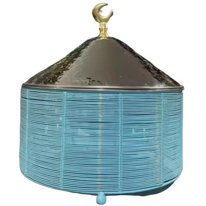 Marmite de style antique magnifiquement conçue avec couvercle intérieur en acier en bois de qualité supérieure offrant une qualité supérieure à un prix abordable - Product Image 2