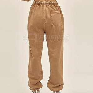 Pantalones con Lavado Ácido para Hombre, Corte Relajado, Uso Diario, 100% Algodón, Cintura Media, Tela Suave, Estilo Moderno - Product Image 5