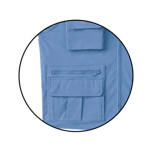 Chaleco Personalizado Premium para Hombre, Ideal para Invierno, Transpirable, de Lona, con Múltiples Bolsillos, para Deportes al Aire Libre, Viajes, Trabajo, Pesca, Relleno de Algodón - Product Image 5