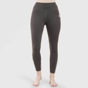 Leggings de sport slim fit couleur charbon avec taille haute élastique, longueur cheville - Grandes tailles XS à XL - Product Image 1