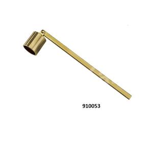 Abatidor de velas de latón macizo con acabado dorado - Product Image 3