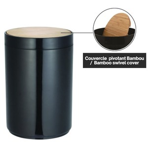 Cubo de Basura OSLO Negro Mate de 5 Litros - Product Image 4