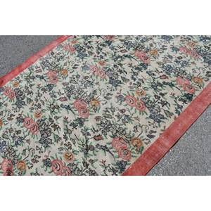 Tapis Turc Vintage Rouge Blanc Patchwork Laine Tapis 5.3x8.8ft 9x12 Rectangle Rayé Design Latex pour Salon Couloir Adolescents - Product Image 5