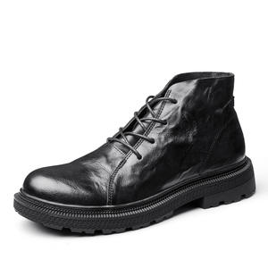 Chaussures Oxford en cuir de vachette pleine fleur avec talon amorti et design antidérapant, chaussures habillées pour hommes, chaussures en cuir - Product Image 1