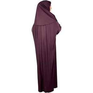 Robe Abaya de luxe Vintage modeste pour femmes conçue vêtements islamiques silhouette droite ample en mousseline de soie Maxi excellent rapport qualité-prix - Product Image 3