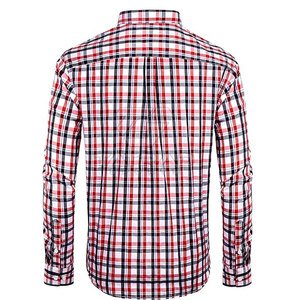 Chemises en flanelle pour hommes de la meilleure qualité, design personnalisé, respirantes, automne, 100% coton, logo personnalisé, services OEM disponibles - Product Image 2