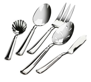 Personalización disponible, venta al por mayor, cubiertos de Metal, juego de cubiertos con mango plateado de calidad superior para cafetería, restaurante, Hotel - Product Image 6