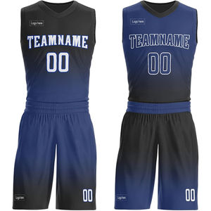 Uniformes de Baloncesto Sublimados Personalizados Unisex, Conjunto Completo Transpirable, Ligero, que Absorbe la Humedad, Camisetas y Pantalones Cortos para Equipos, 100% - Product Image 3