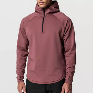 Sweat à capuche 100% coton pour hommes, coupe ajustée, séchage rapide, respirant, entraînement, fitness, sport, gym, sweats à capuche avec logo personnalisé - Product Image 1