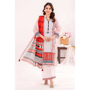 Conjunto de Traje de 3 Piezas Estampado para Mujer con Dupatta CLP-52230 - Product Image 2