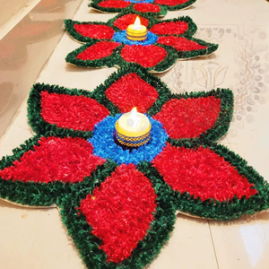 Tamaño personalizado indio hecho a mano al por mayor eventos boda decoración Diwali Festival fiesta regalo suministros té luz portavelas - Product Image 1