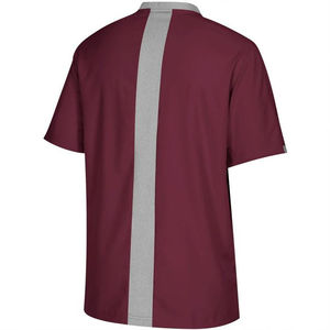 Veste de baseball et de softball unisexe, imperméable, col montant, fermeture éclair 1/4, devant uni, pour cage de frappe, décontractée, en jersey enduit - Product Image 2