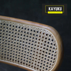 Classic Comfort <b>Dining</b> Chair Wood and Rattan with Modern Minimalist Design - Product Image 1