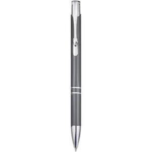 Stylo bille Moneta en aluminium recyclé avec encre bleue - Product Image 4