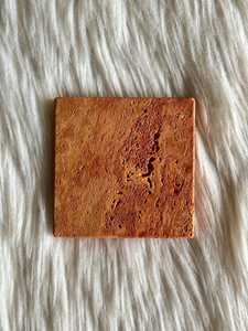 Juego de posavasos de mármol travertino naranja, mármol de piedra Natural, decoración del hogar, vajilla, estilo de vida, regalo de inauguración hecho a mano - Product Image 2