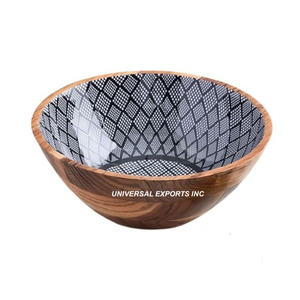 Vintage Wooden Serving Bowl Natural Finished Handmade Sweet Bowl Nice Quality <b>Fancy</b> Wooden Salad Bowl - Product Image 4